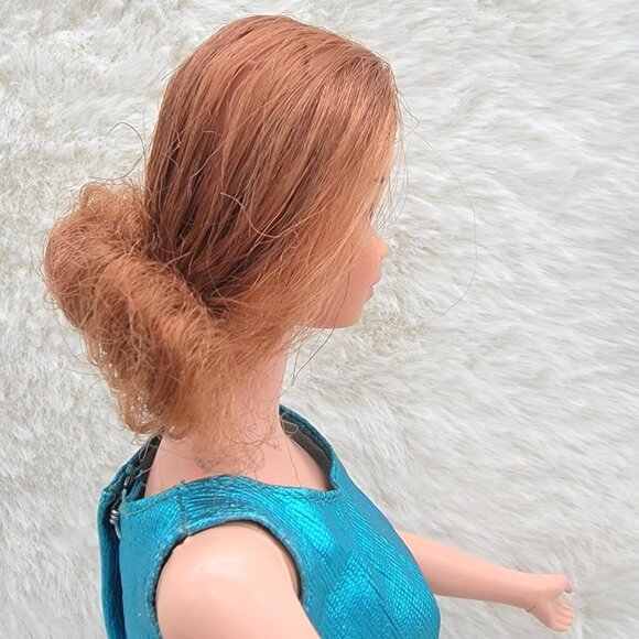 Vintage Barbie Mod Era Twinkle Togs #1854 Quick Curl Kelley #4221 HTF Redhead - Picture 9 of 13